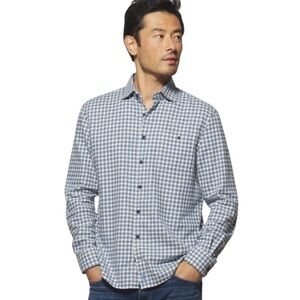 Men's Johnnie-O Blue Checkered Shirt EUC